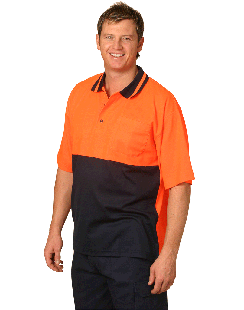 Syzmik Mens Hi Vis Astro Polo (ZH245) – Workwear Direct