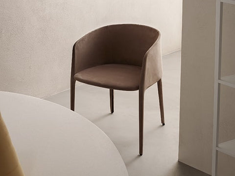 Achille Upholstered Chair by Jean Marie Massaud
