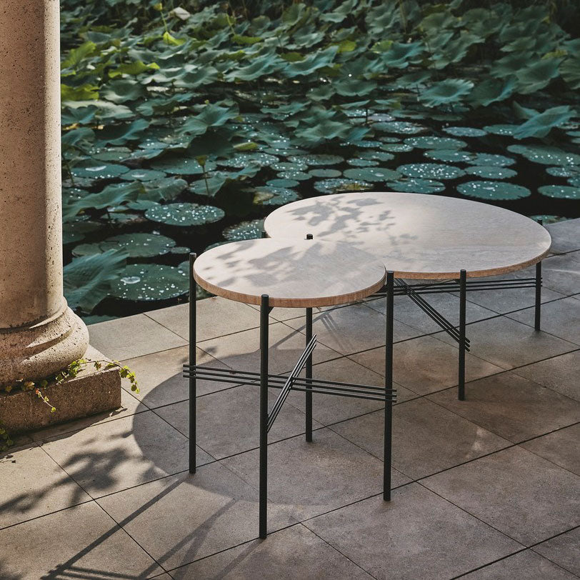 La Manufacture-Paris e Table with Pouffes Designed by