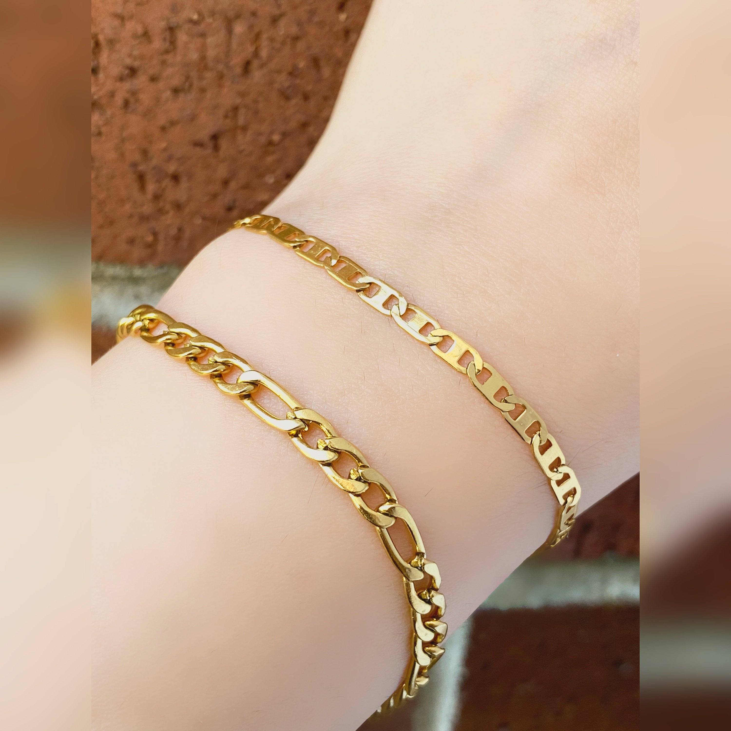 Mae Figaro and Mariner Link Chain Bracelet – LATUKI