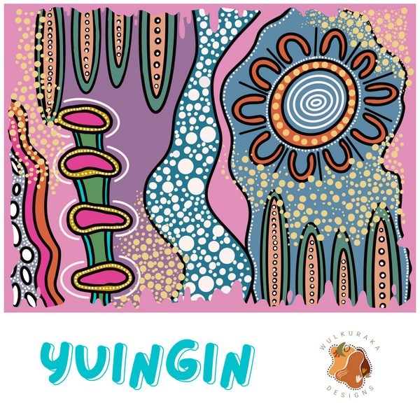 YUINGIN PRINT BY WULKURAKA DESIGNS