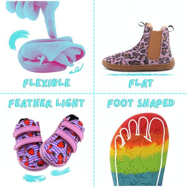The FOUR F's of barefoot shoes