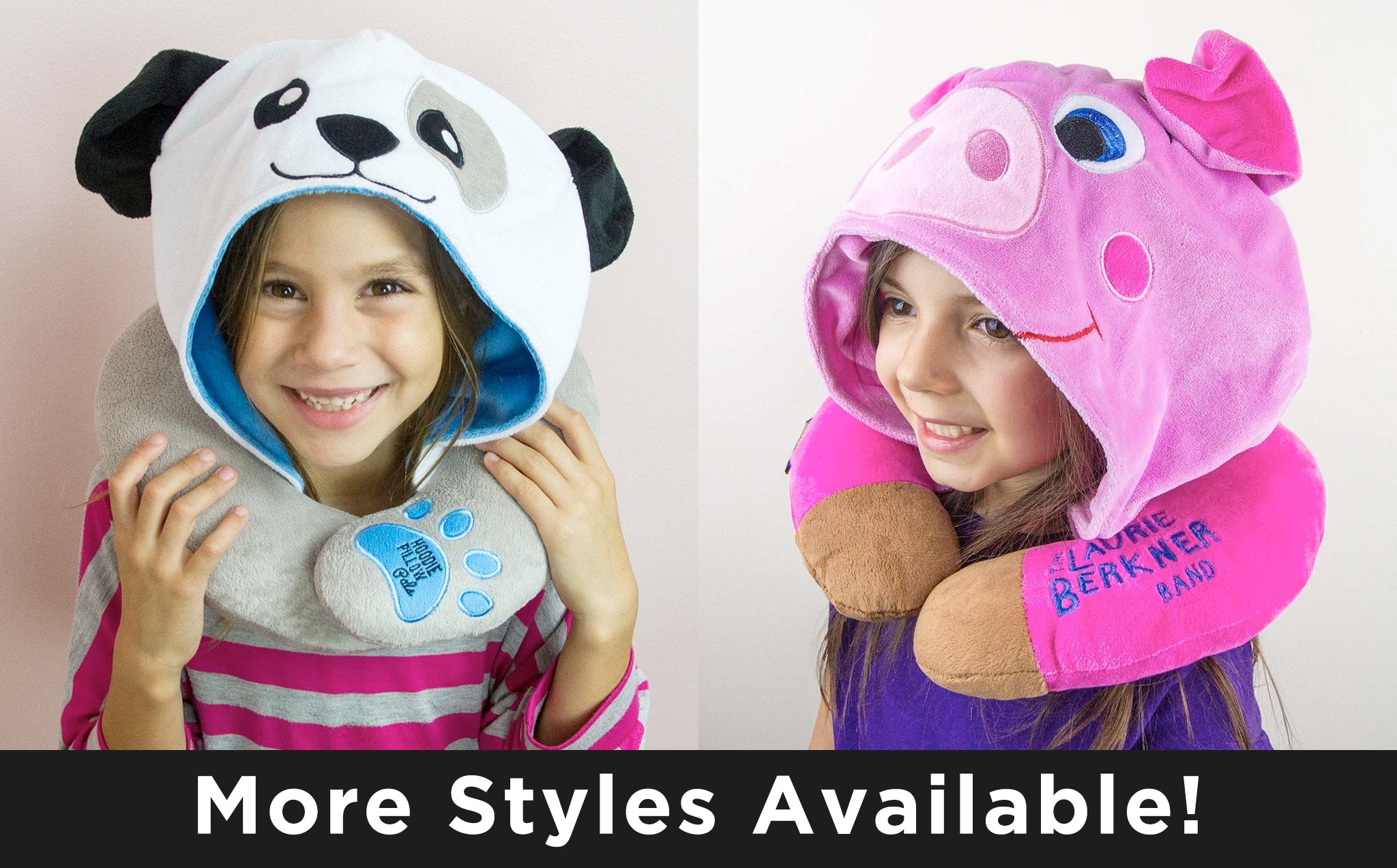 HoodiePillow® Pals - Kids Travel Pillows