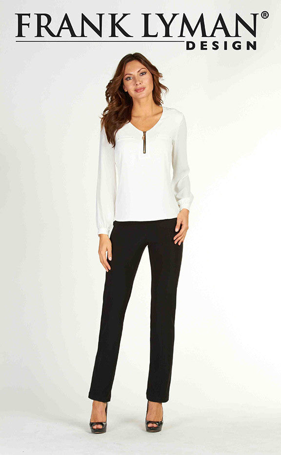 Faux Leather Skinny Pant by Frank Lyman – MeadowCreek Clothiers