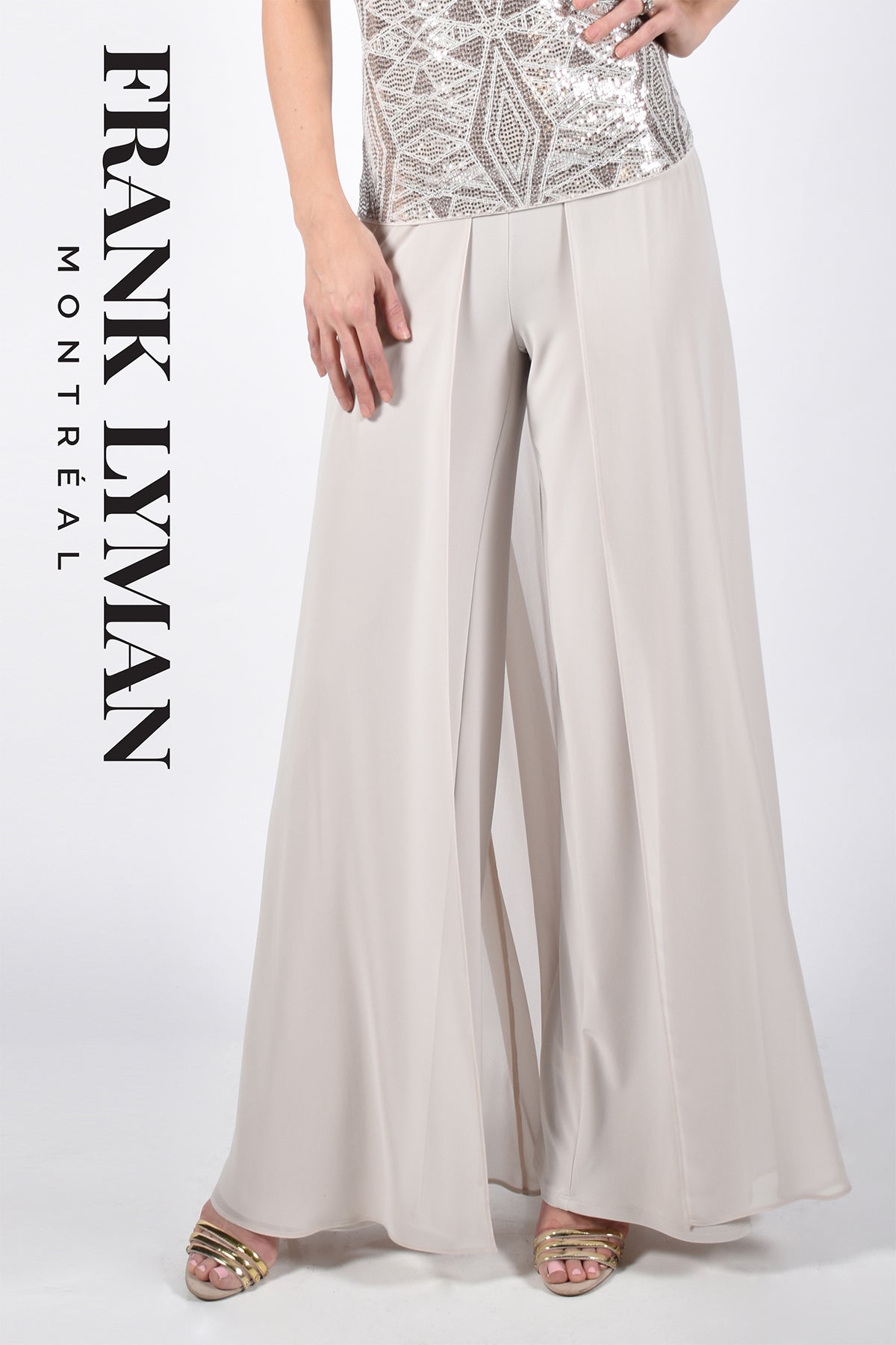 Frank Lyman Off-White Knit Pants Style 223406U