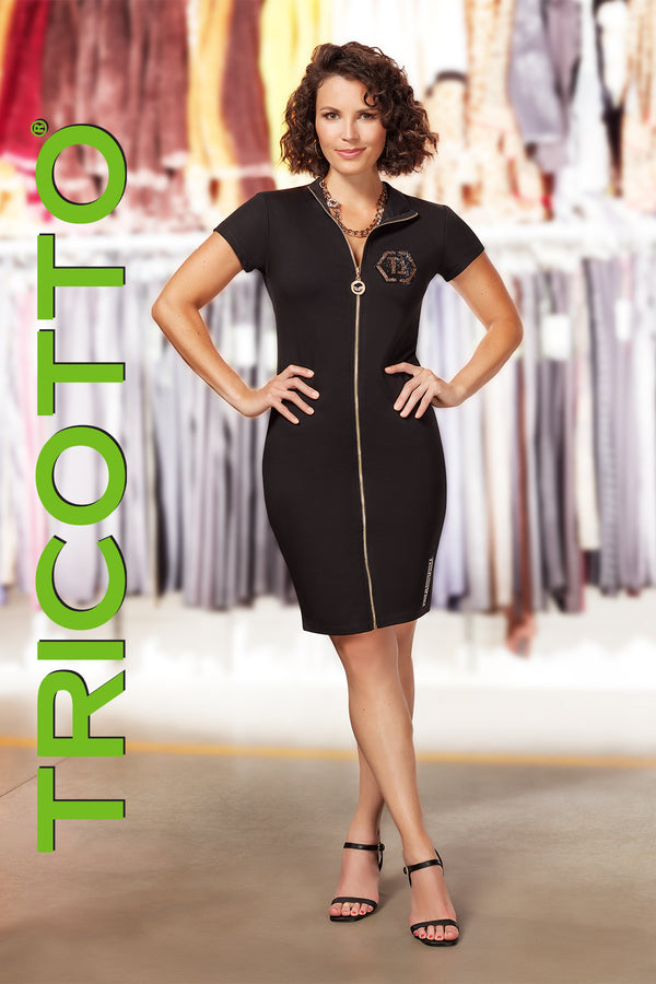 Tricotto Fancy Metallic Tunic/Short Dress – True Betty Boutique