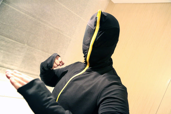 The Visor: Stealth Hoodie -Face Guard 