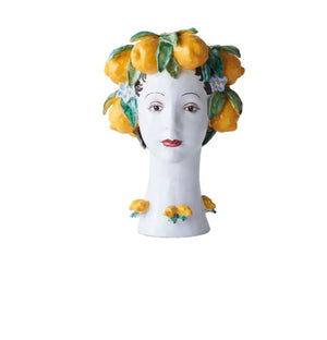 Ceramic Head Vase, Lemons - BAILEY BERRY