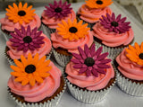 Gerbera Cupcakes