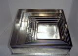 Square Tins - 5 inch to 14 inch available