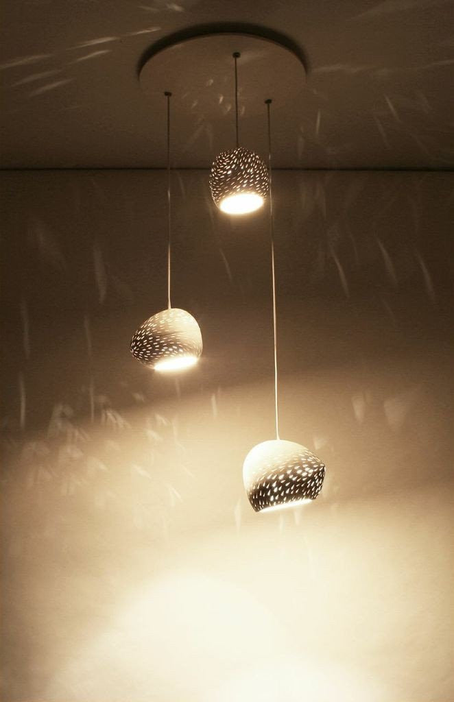 Claylighting Cluster in a Line Pattern