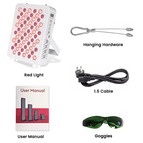 QI LITE™ Red Light Therapy Panel includes