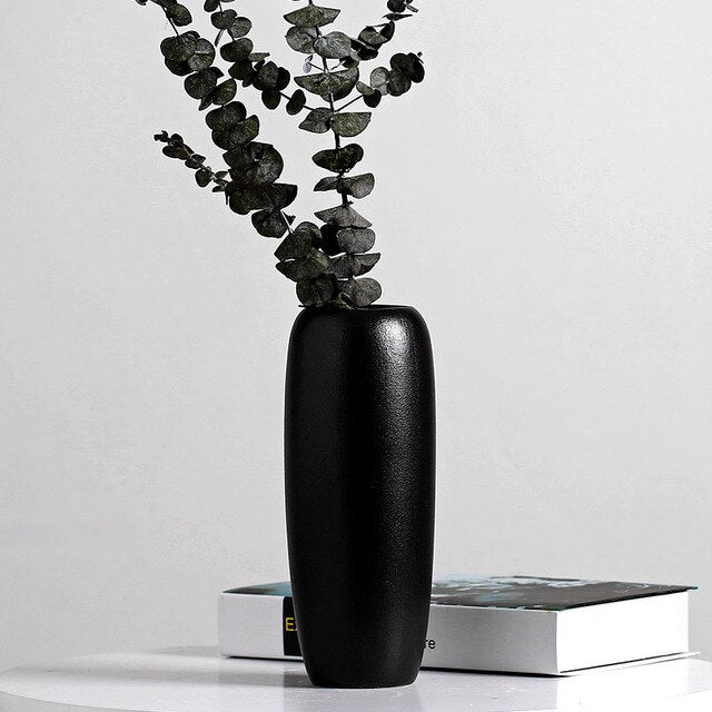 Image result for black ceramic vase