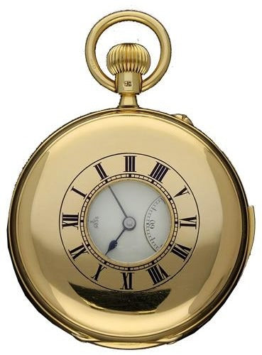 antique half hunter pocket watch