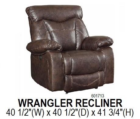 Wrangler Recliner – Rustic Furniture Saving Place