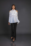 Tunic Lace White Shirt  Top - Eurockk.com