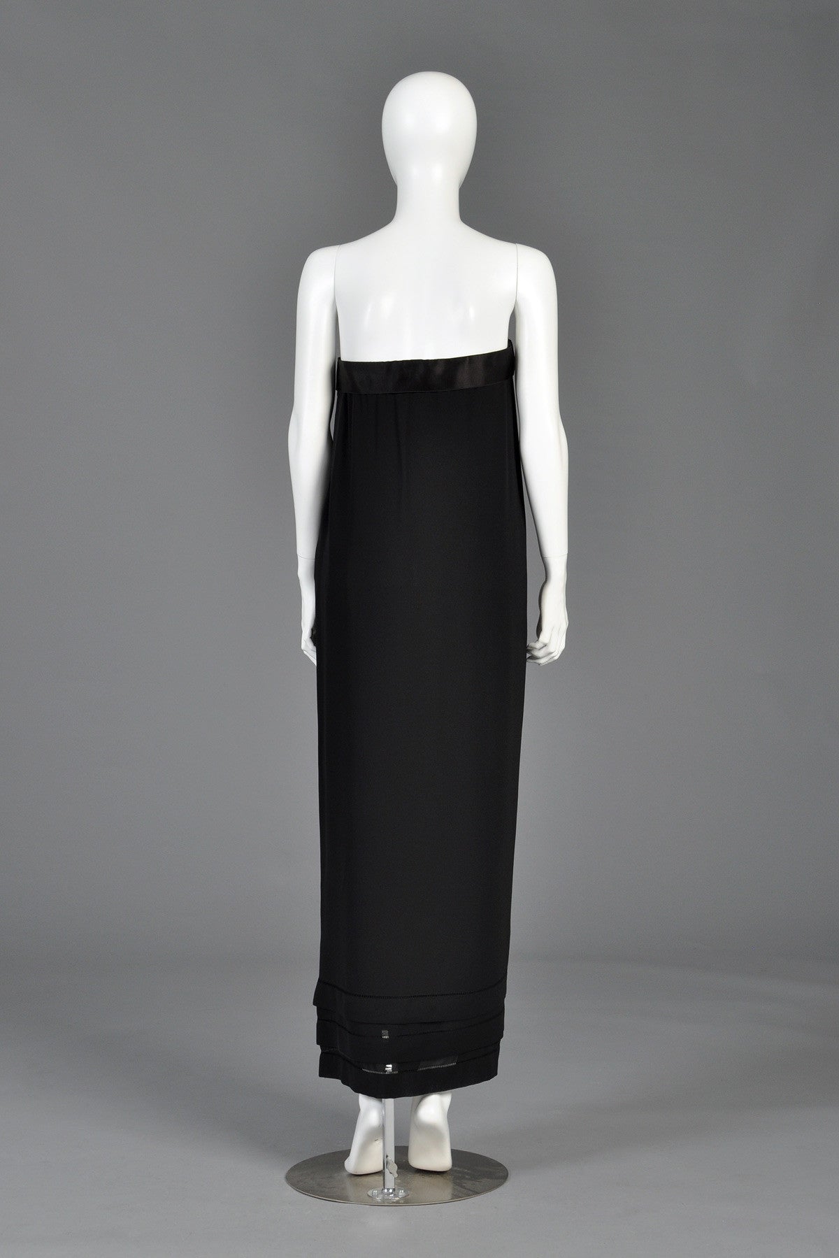 Late 1970s Guy Laroche Haute Couture Draped Gown | BUSTOWN MODERN