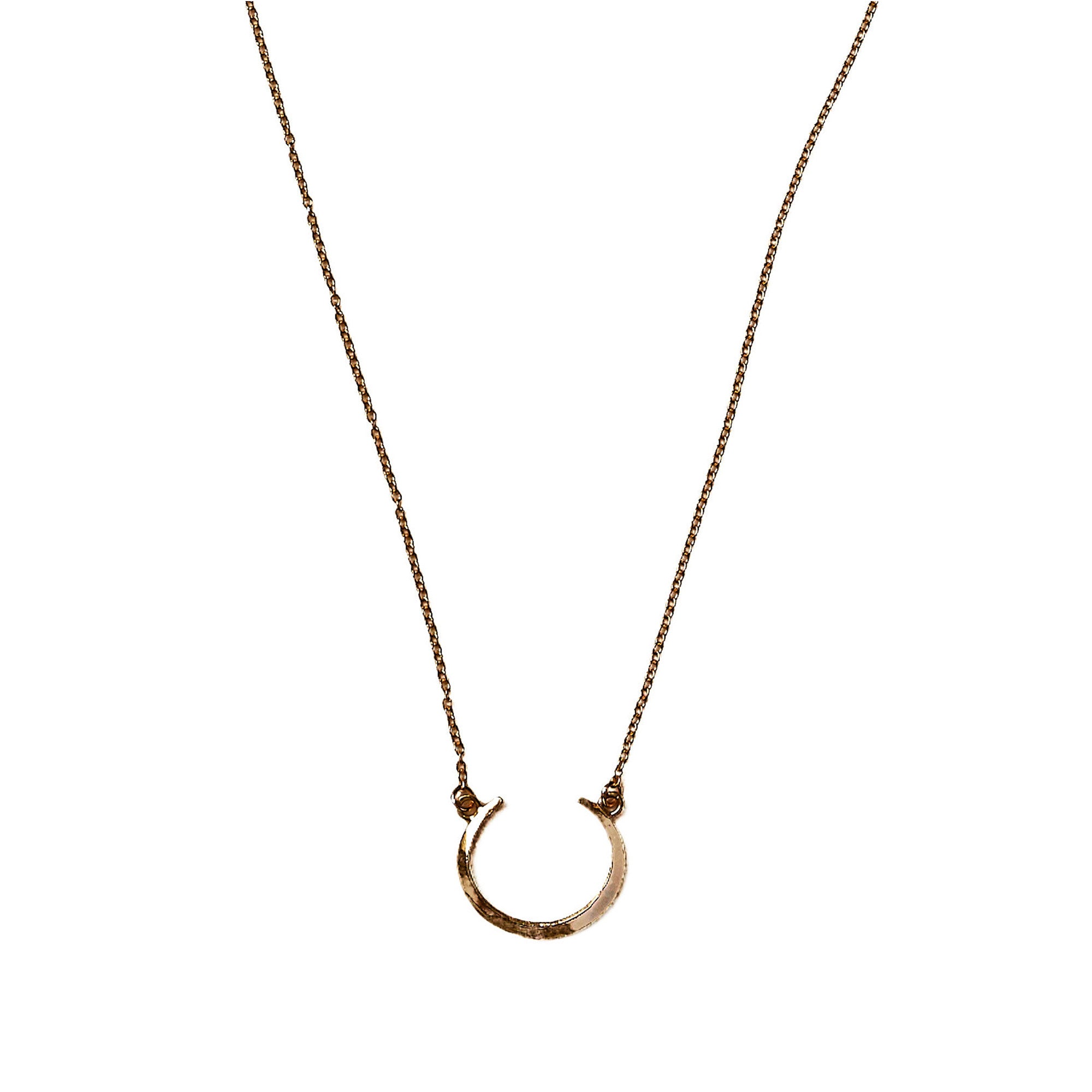 Crossed Twist Spike Necklace in Gold | K/LLER Collection Jewelry – K ...