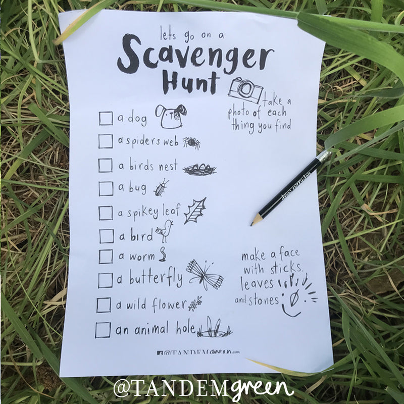 Scavenger Hunt Printable | Tandem Green | Reviews on Judge.me