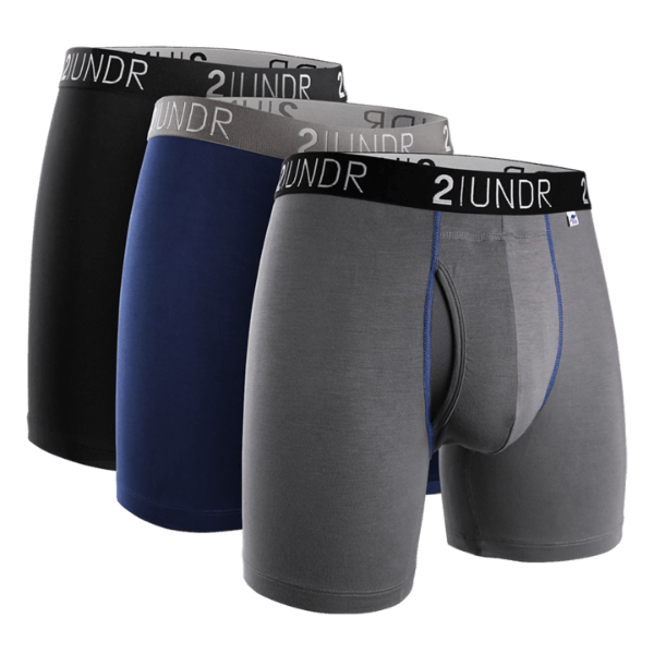 2UNDR - Swing Shift Boxer Brief - Range Time Navy - 239 Flies