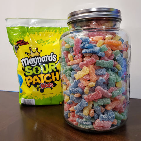 Jar with Maynards Sour Patch Kids