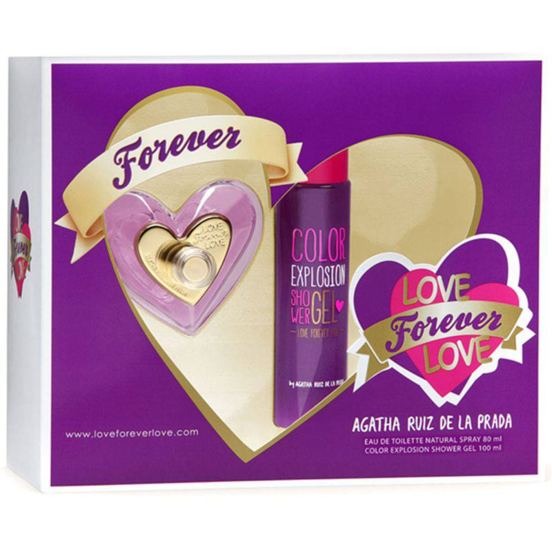 AGATHA RUÍZ DE LA PRADA - Love Forever Love para mujer / SET - 80 ml Eau De  Toilette Spray 