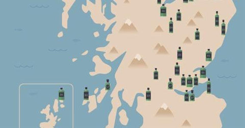 Scottish Gin Map