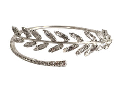 Lavinia Crystal Vine Arm Cuff Bracelet- Silver, Camilla Christine Bridal Accessories & Wedding Jewelry