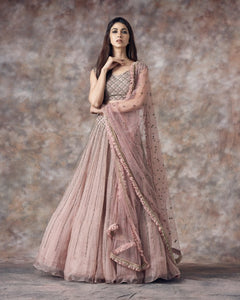 party wear lehenga and gown