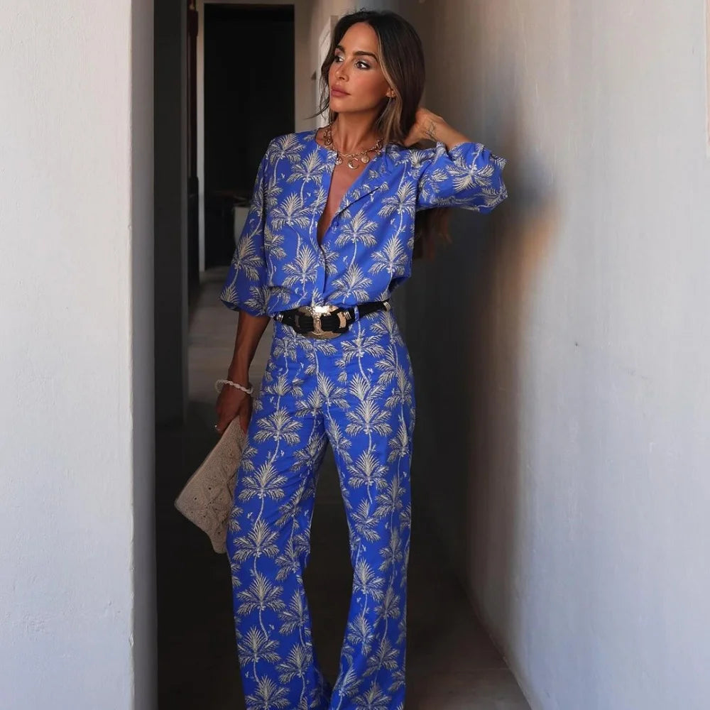 Ensemble Blouse Pantalon Chic thumbnail