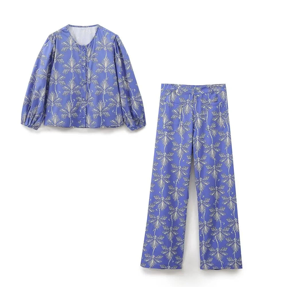 Ensemble Blouse Pantalon Chic thumbnail