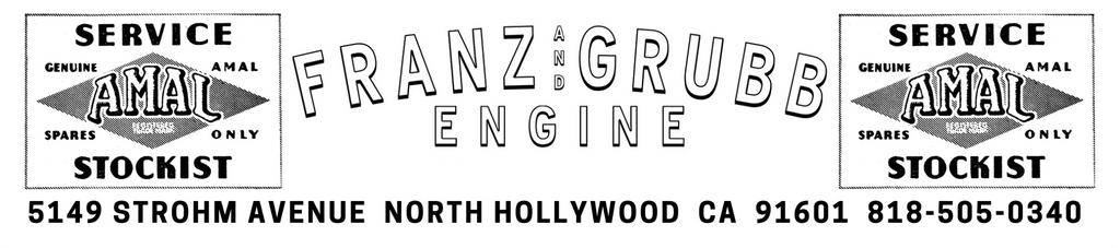 Amal Stockist Franz and Grubb Engine