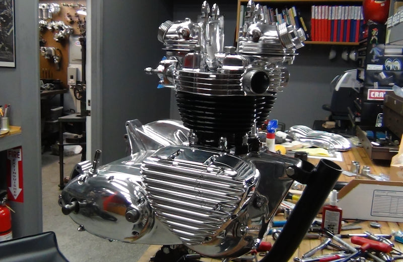 Triumph show bike engine T120