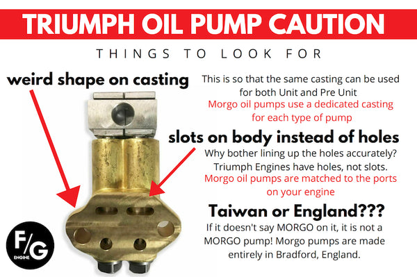 Triumph oil pump warning