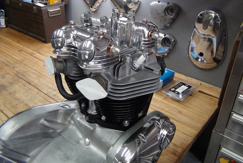 Triumph vintage engine