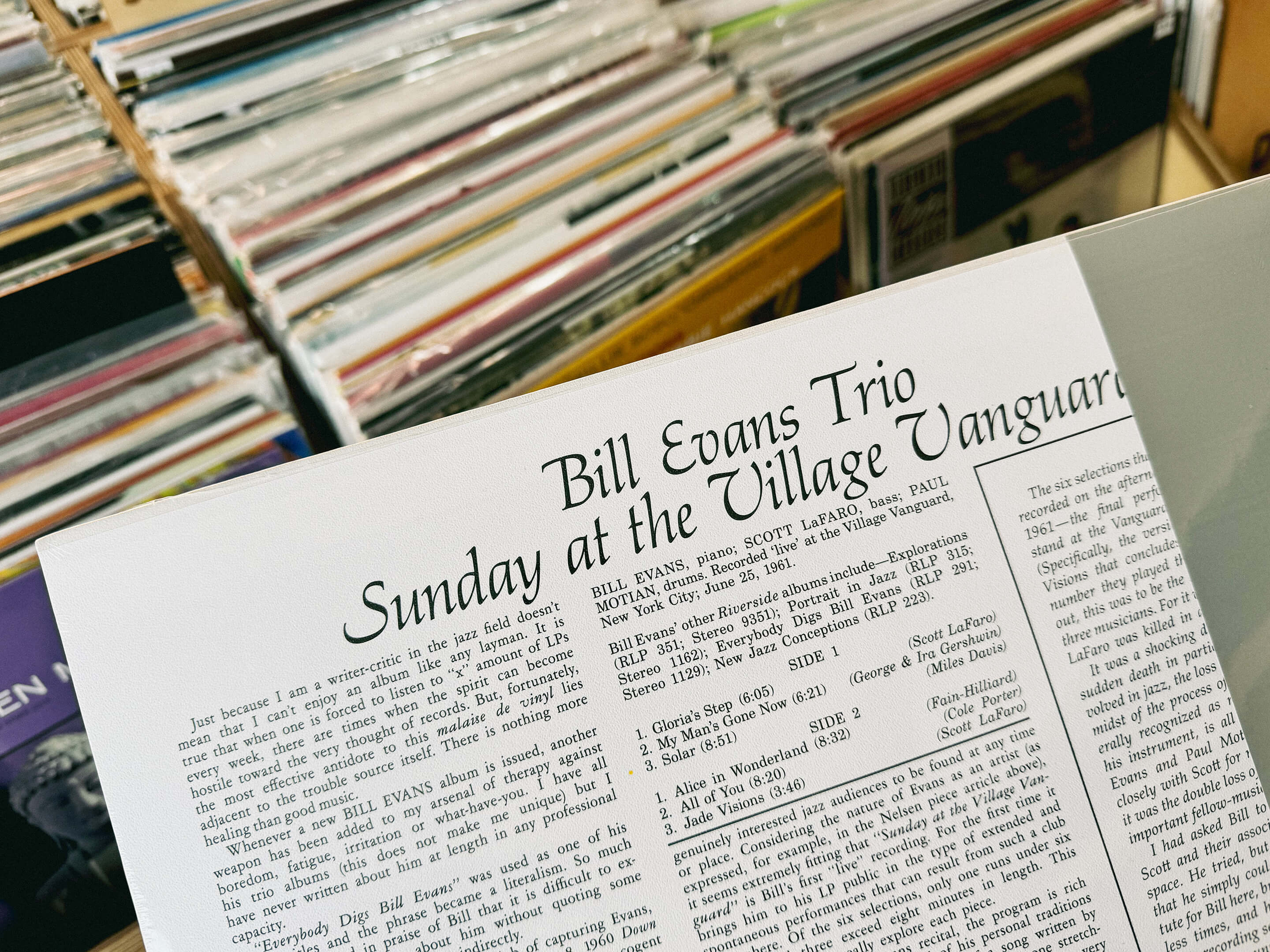 Bill Evans Trio - Sunday At The Village Vanguard