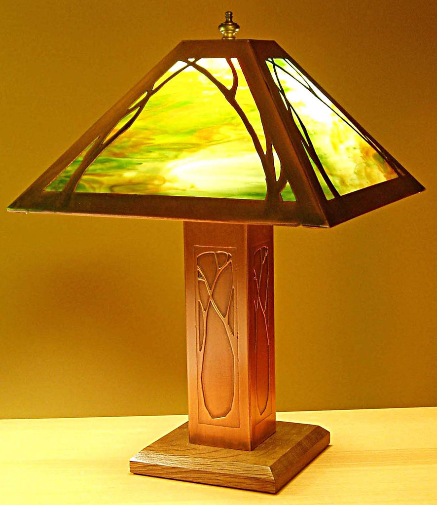 Nieuw Art Nouveau Table Lamp – James Mattson Coppercraft FJ-57