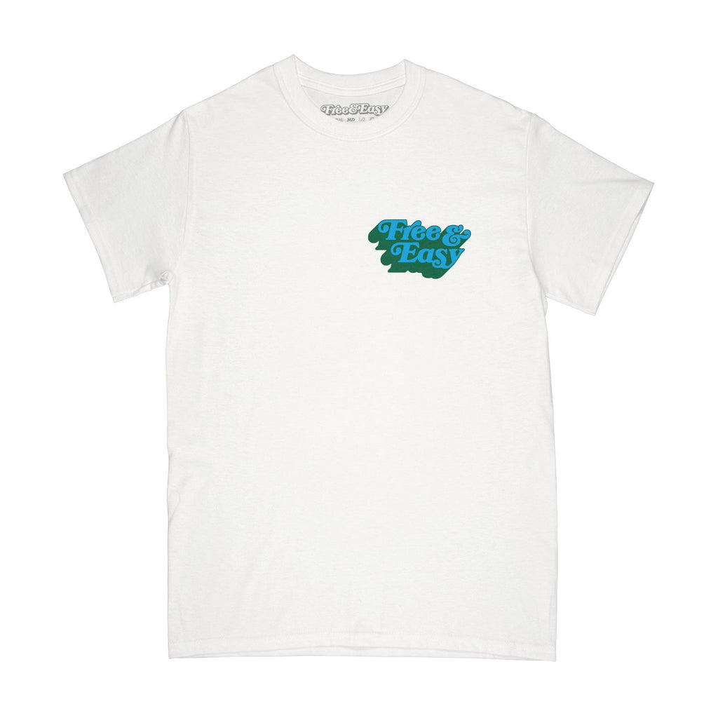 Free and Easy Don't Trip Malibu Drop Shadow White T-Shirt#N##N# #N##N ...