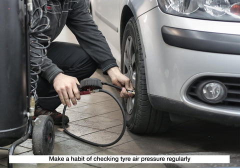 Tyre air pressure check