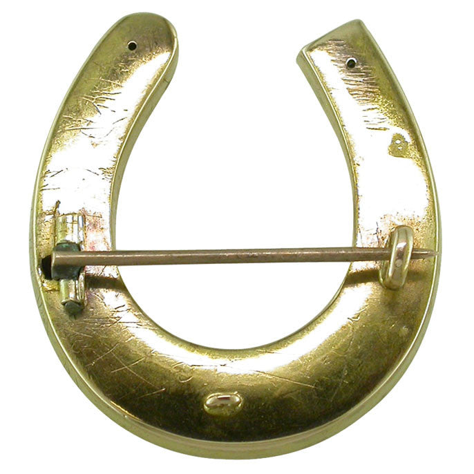 Vintage Horseshoe Brooch I Vintage Equestrian Jewellery Vintage