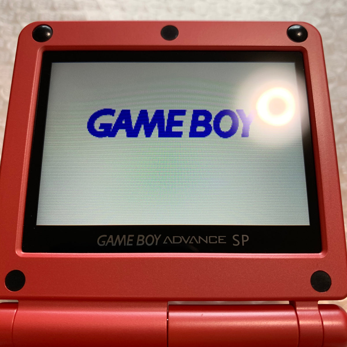 model of gameboy advance sp with brighter screen