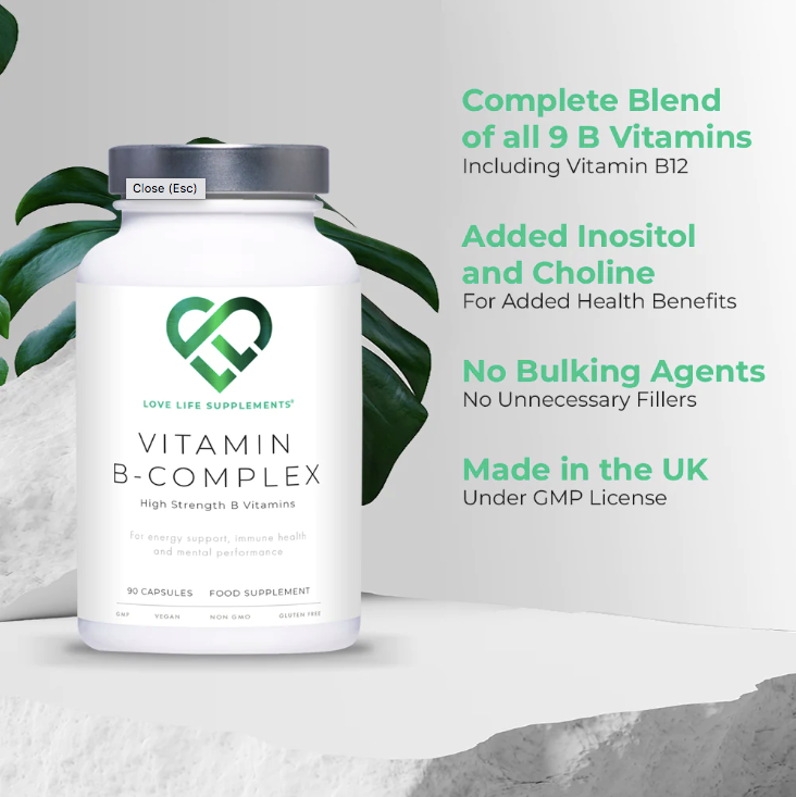 Our vitamin B complex has no bulking agents