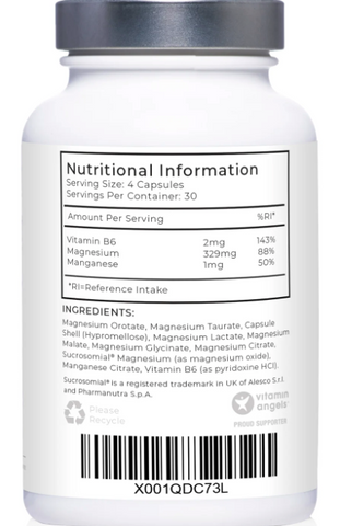 nutritional information of love life supplements magnesium complex