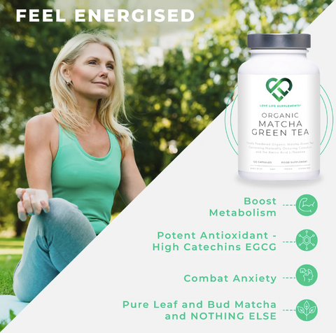 Matcha provides you with a sustainable energy boost without the jitters