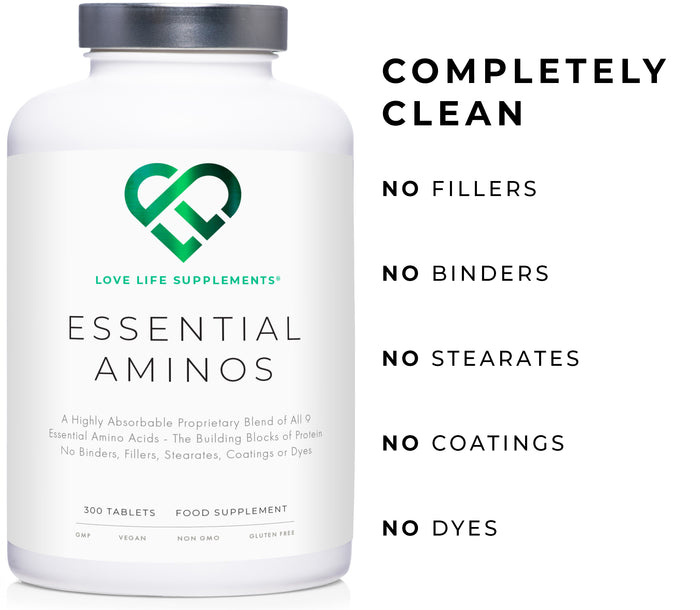 Shop Essential Amino Acids Tablets Love Life Supplements 8745