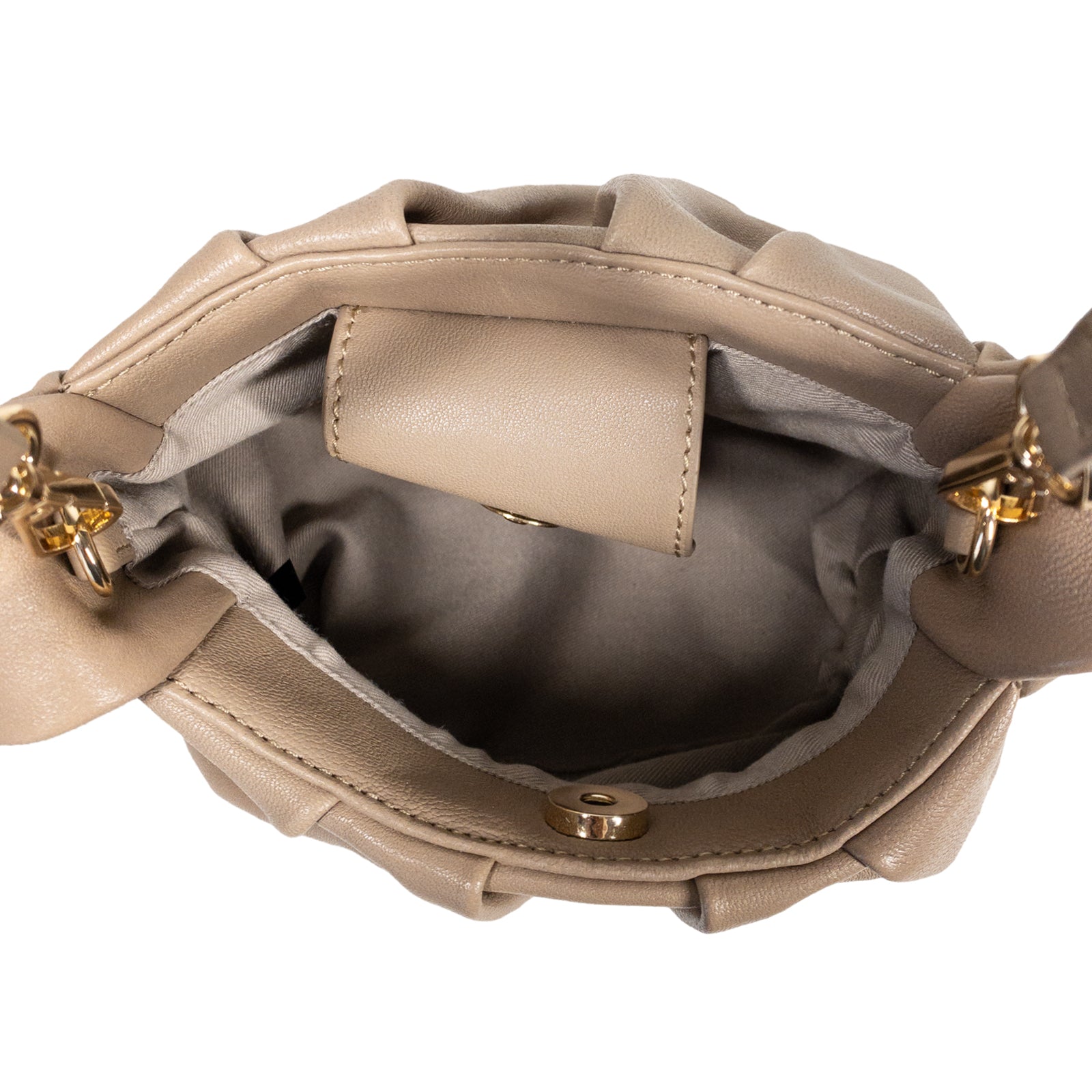 Daryl Crossbody Leather Taupe