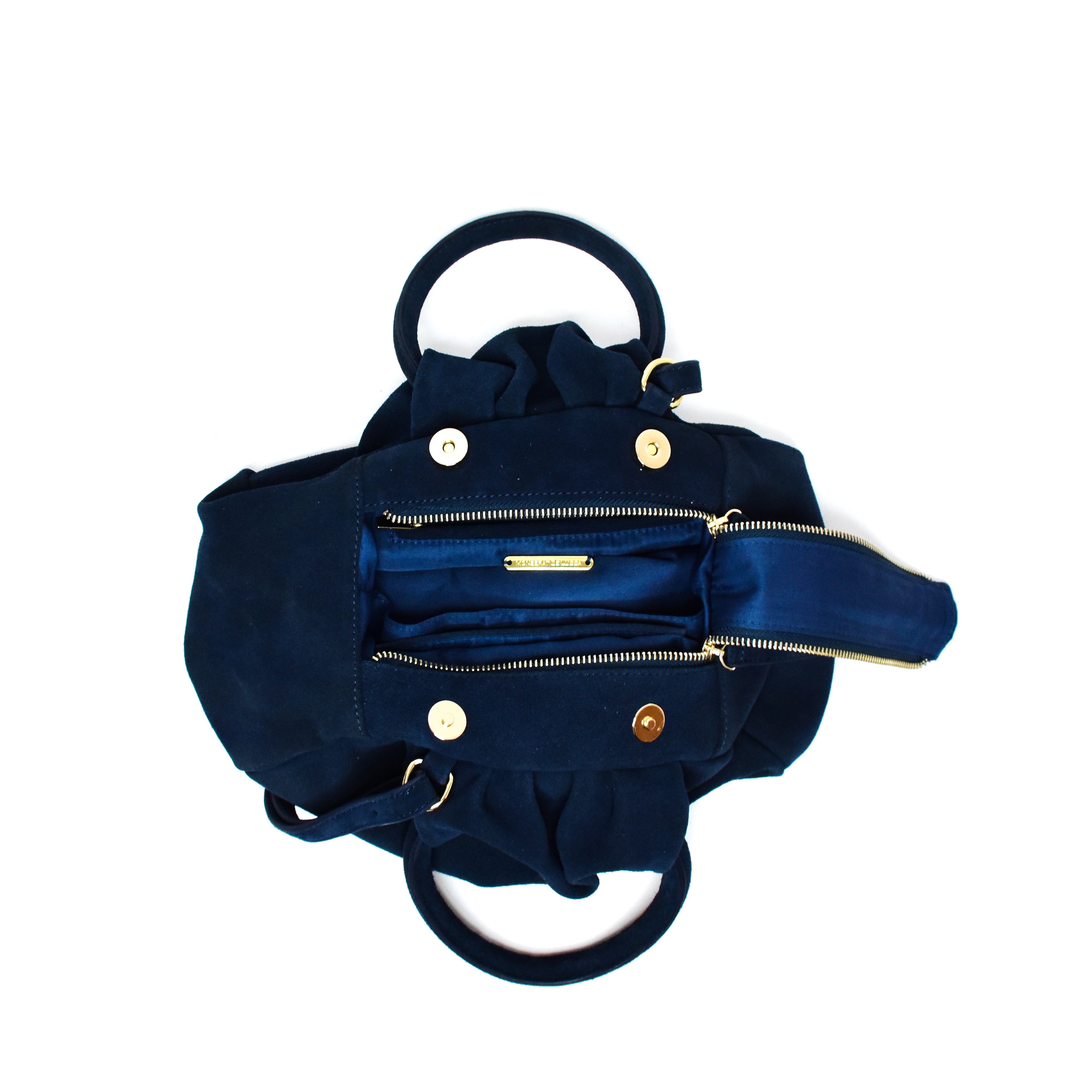 Vidal Crossbody Suede Navy