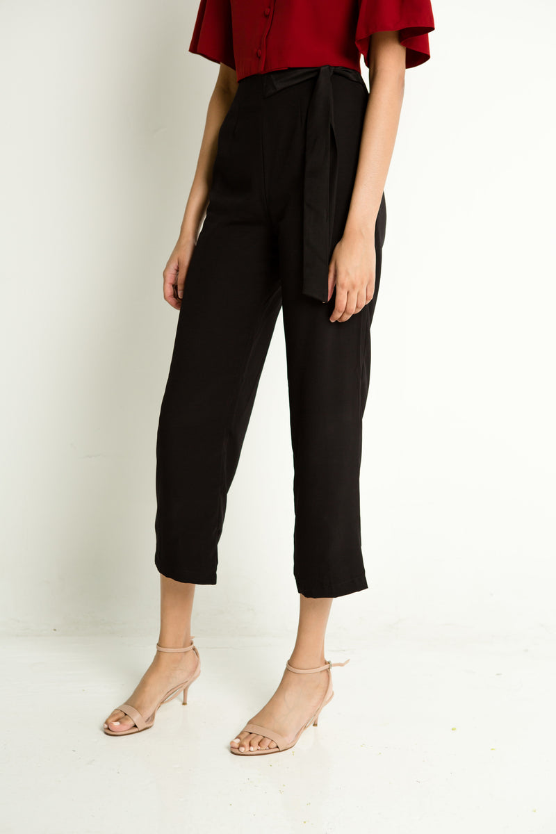 Side Tie Peg Leg Pants – Josée.P