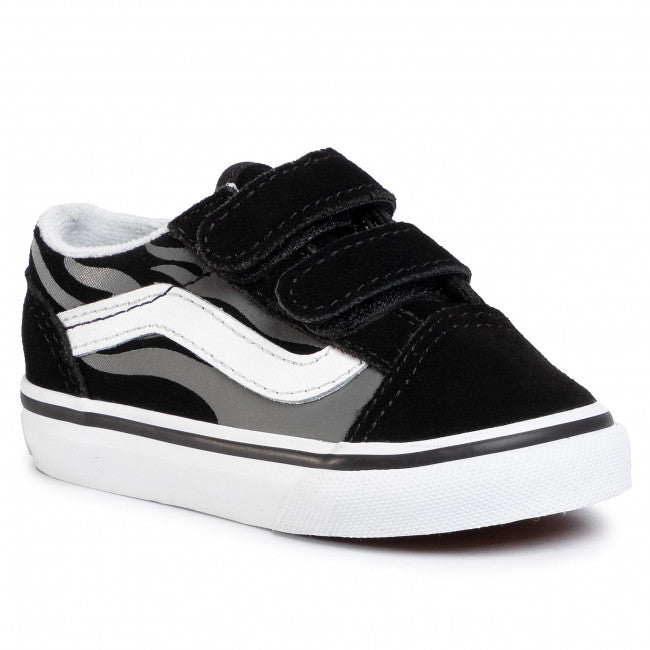 VANS TODDLER OLD SKOOL VELCRO FLAME 