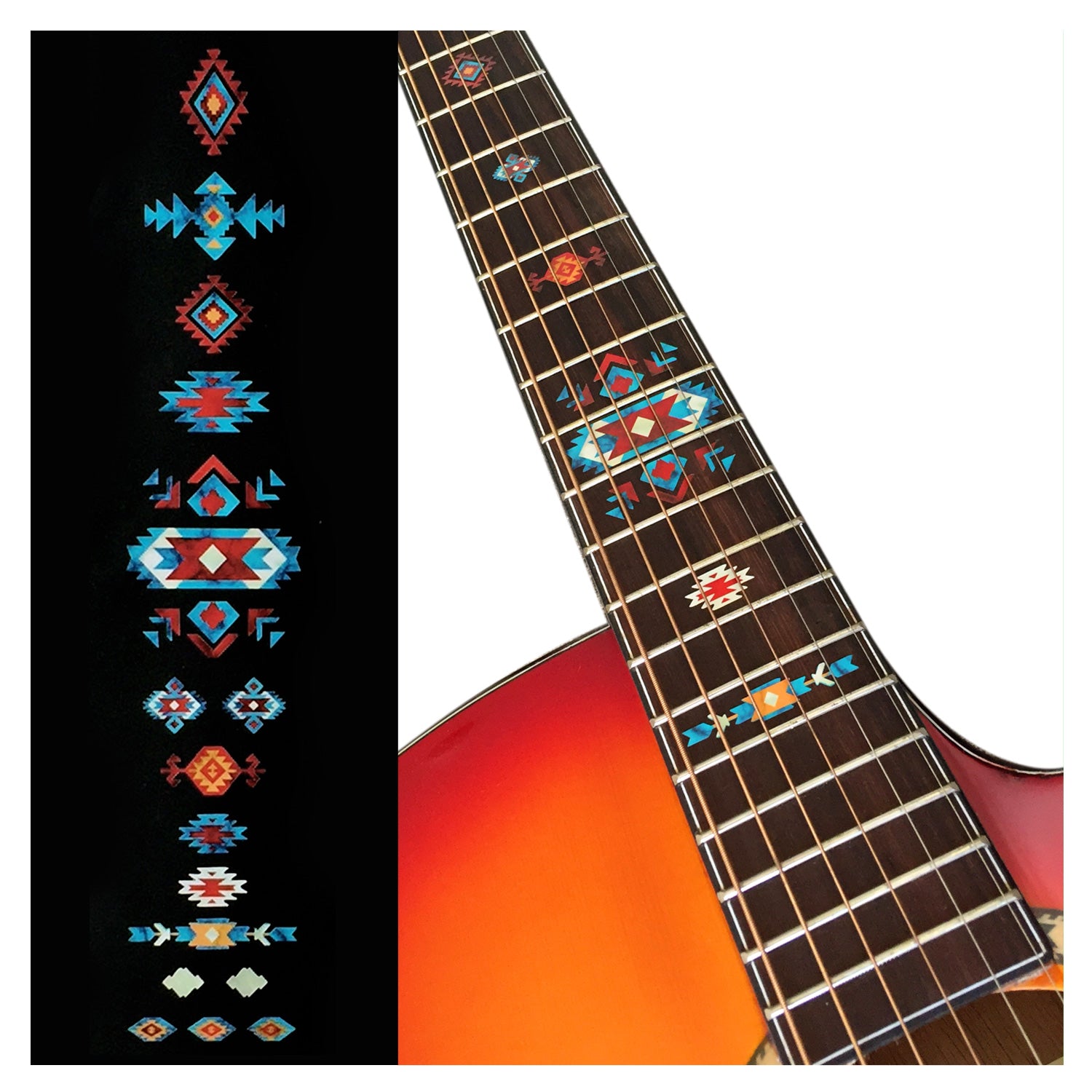 Гитарный кавер. Наклейки на гитару. Логотип Solar Guitar инкрустация.